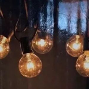 Clear Globe String Light - Set 50 Bulbs